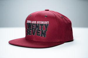 GORRA TWENTY SEVEN TEXT YOUNG & HUNGRY